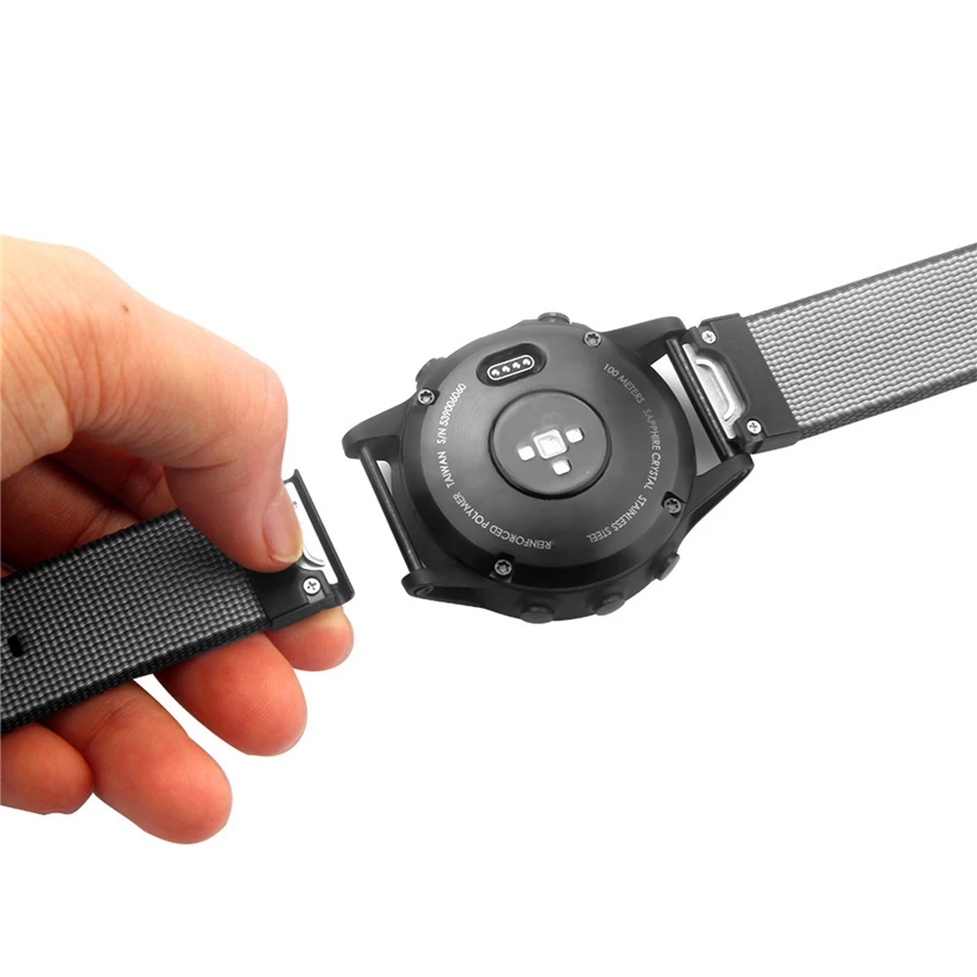 Быстросъемный нейлоновый Плетеный ремешок XBERSTAR для наручных часов Garmin Fenix 5 Forerunner