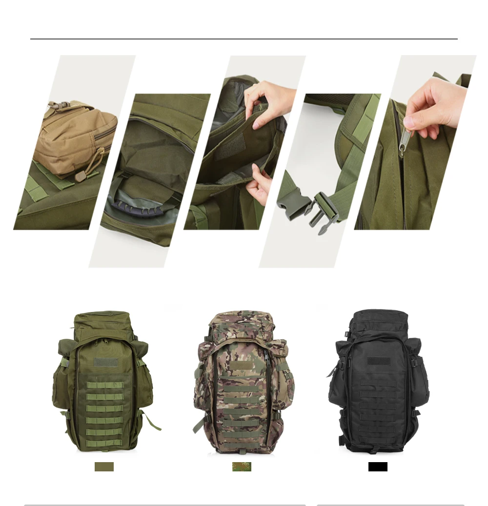 Outlife 60L Открытый Рюкзак Военная Тактическая Сумка рюкзак для охоты стрельба Кемпинг Треккинг Туризм Путешествия