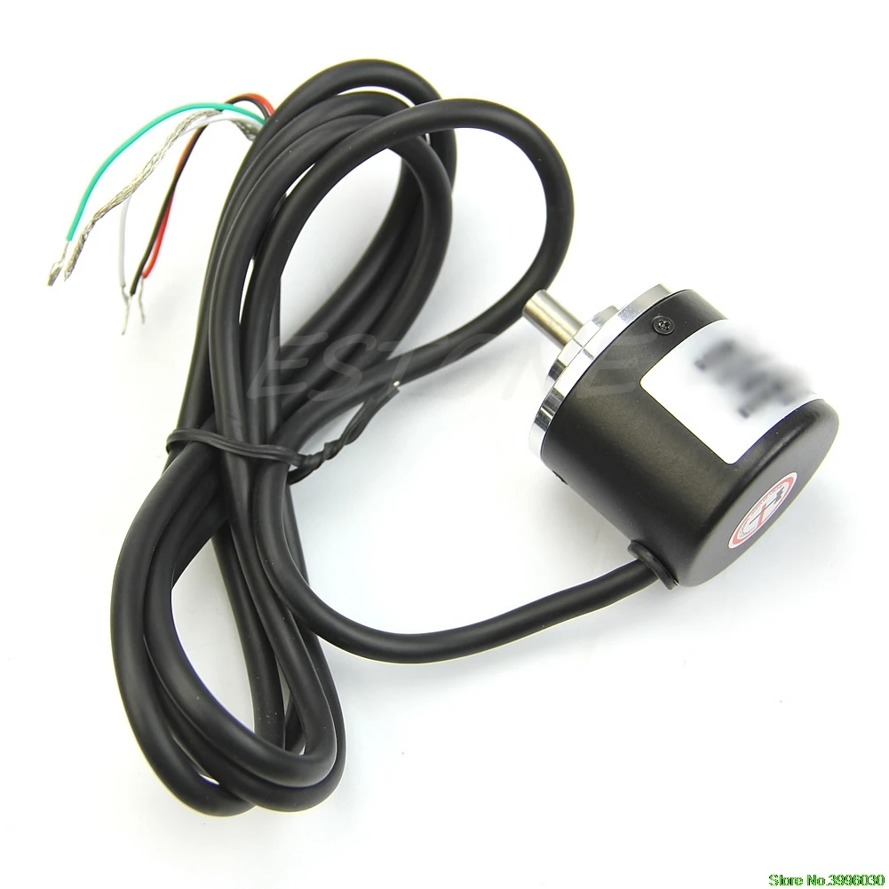 Новый кодировщик 600 P / R 5V 24V инкрементный поворотный AB 2 фаза 6 мм вал +
