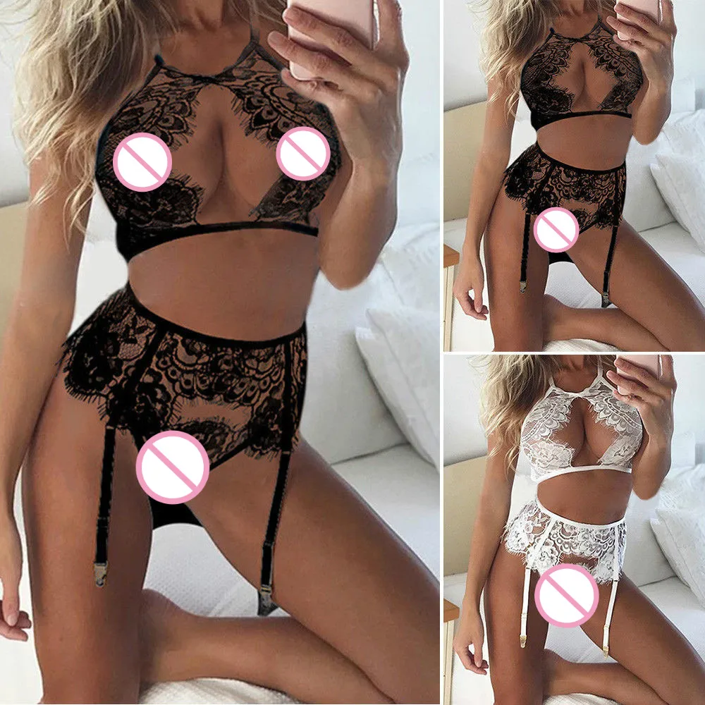 Женское Эротическое белье Luonalex кружевное соблазнительное сексуальное нижнее с
