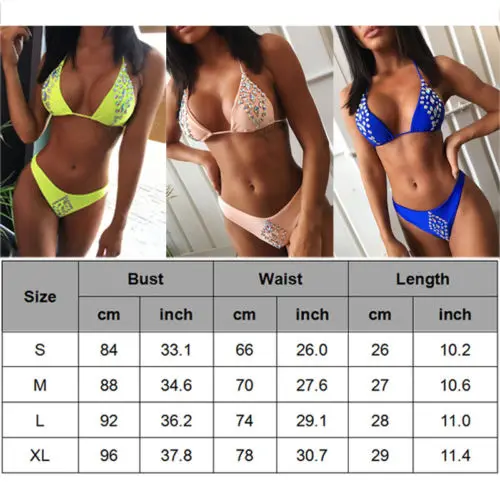 PUDCOCO новейший женский пуш-ап бюстгальтер с подкладкой бандажный комплект бикини