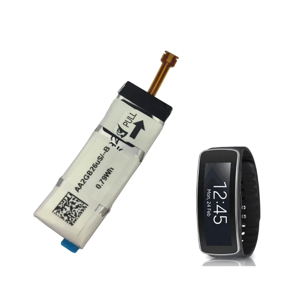 210 мАч 0.79Wh Подлинная Оригинальная батарея для Samsung Gear Fit R350 SM фитнес трекер монитор
