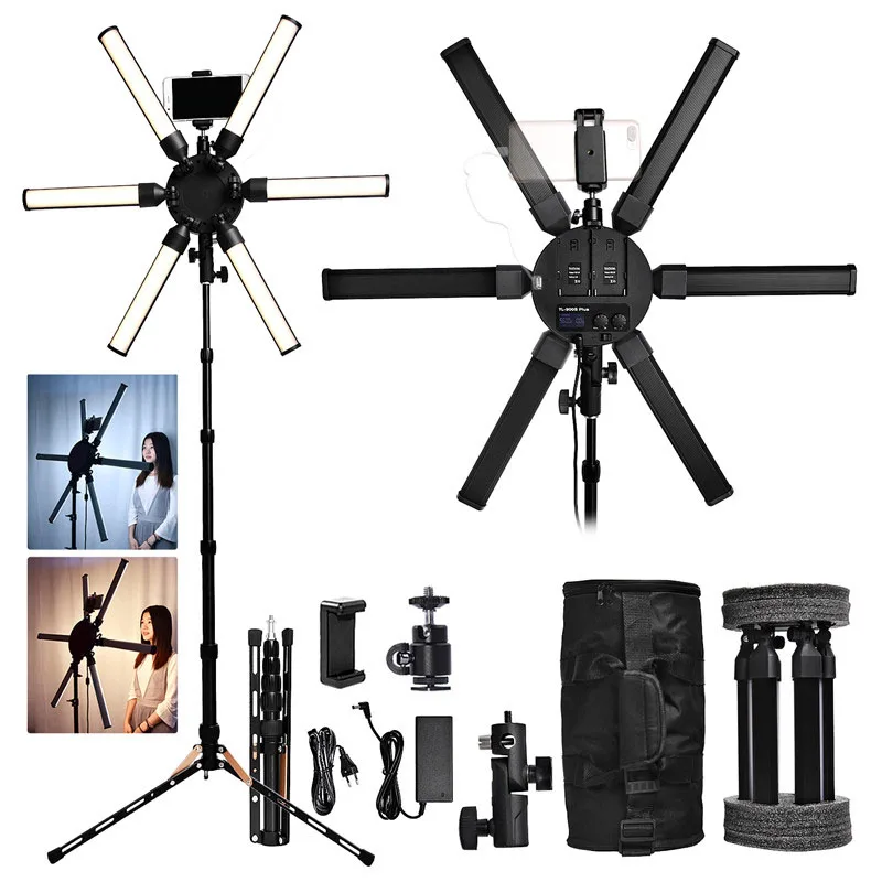 Fusitu фотографии светильник 3200 5600K мультимедиа Extreme 60W светодиодные лампочки