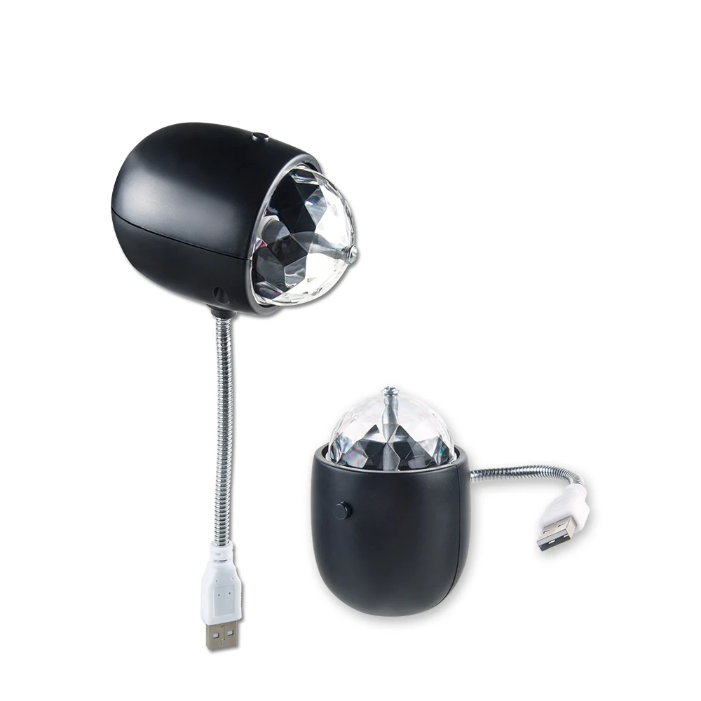 USB питание мини RGB LED сценический свет 2 в 1 движущаяся головка 4 Вт авто вращающиеся