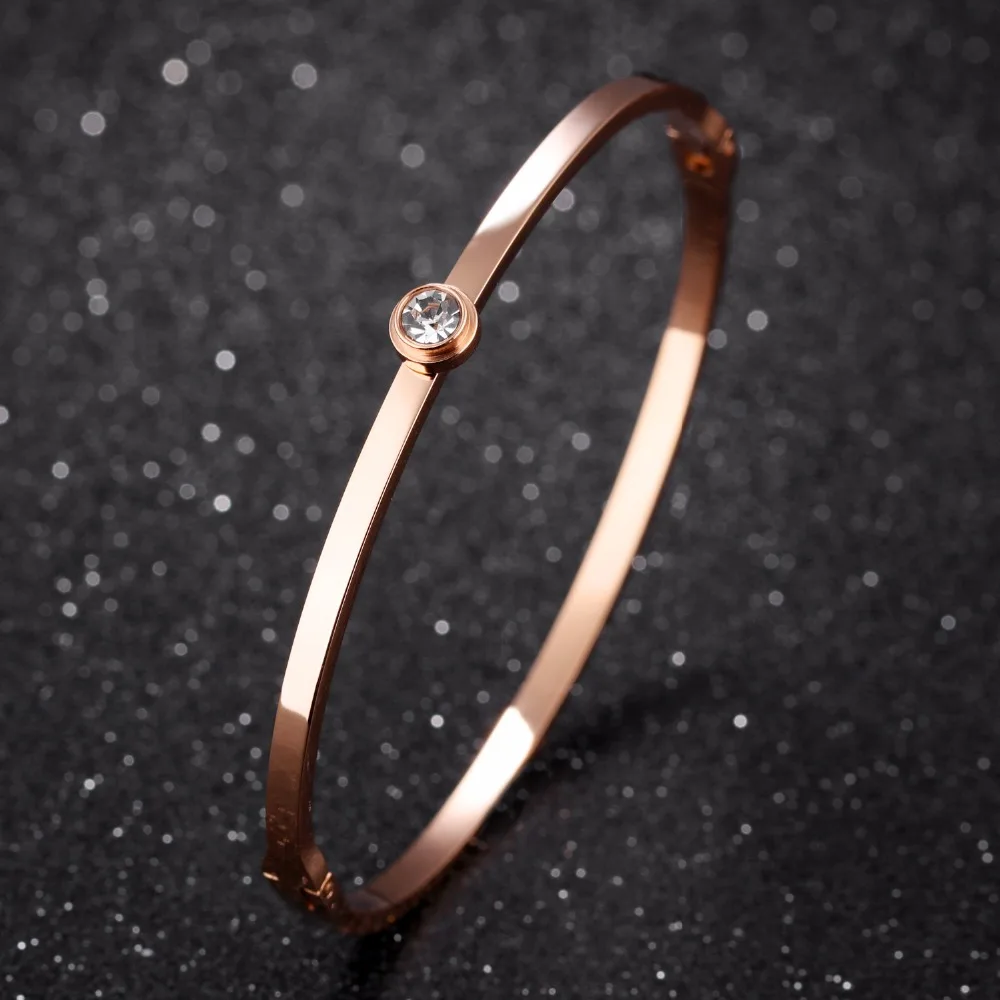 Женский Браслет манжета из нержавеющей стали с фианитами|bracelets for|bracelets for womenladies