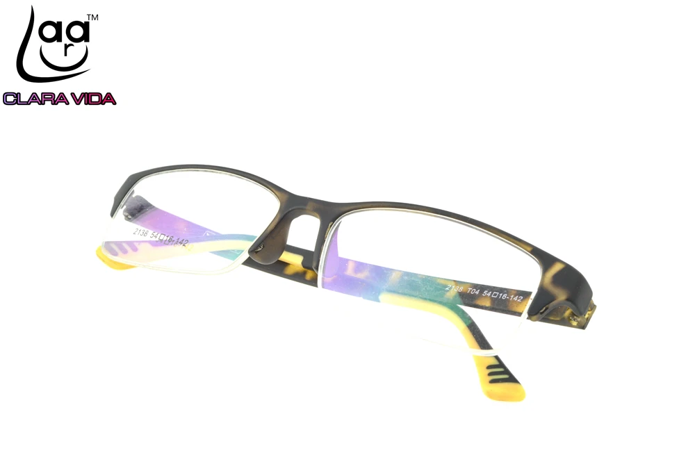 TR90 Полуободковые ультра Светлые Коричневые дизайнерские оправы для очков