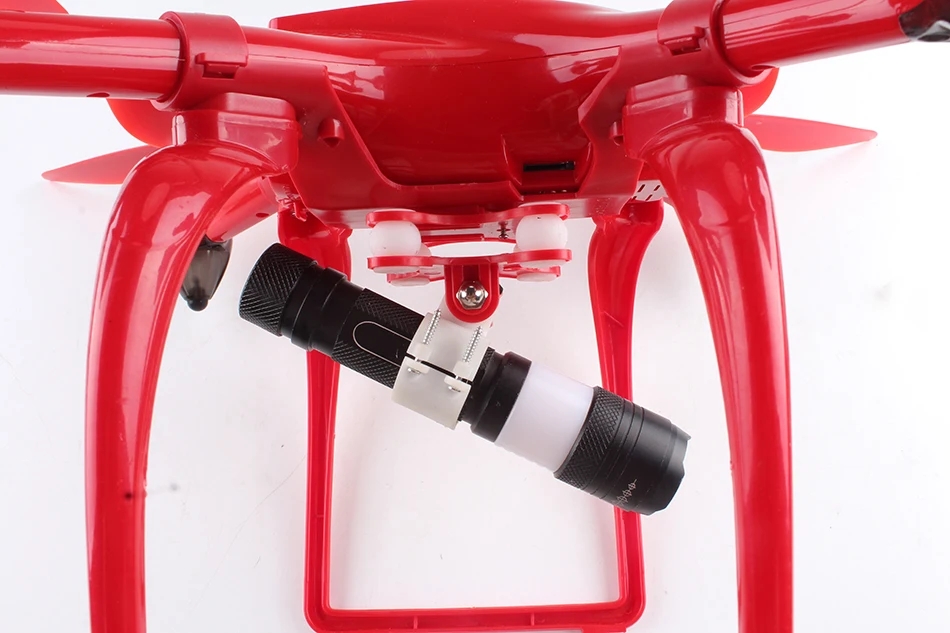 MJX B2C B2W шасси и 4 шт. пропеллеры базовые детали UAV + красная гарнитура фонарик