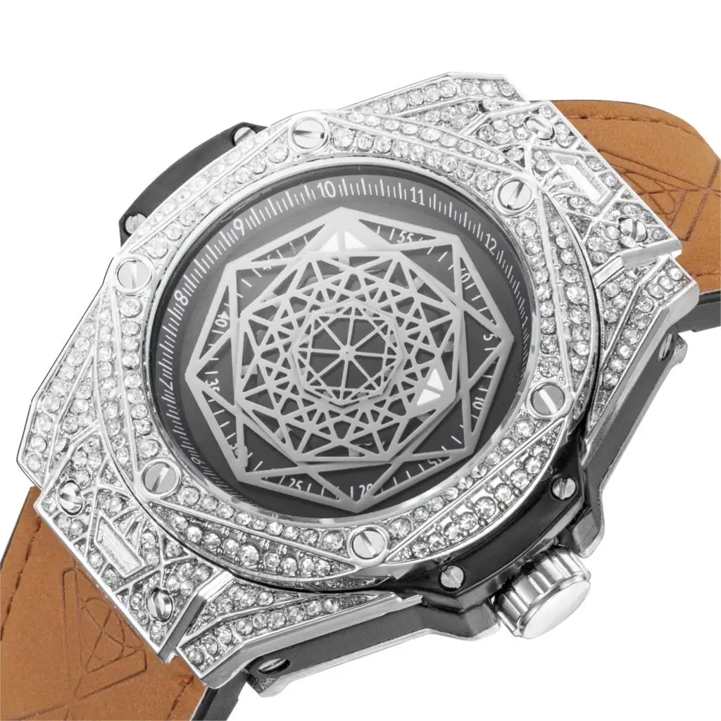 Швейцарская Алмазная резка Япония Miyota кварц rolexable круг модный тренд мужские часы светящиеся водонепроницаемые Relojes Hombre