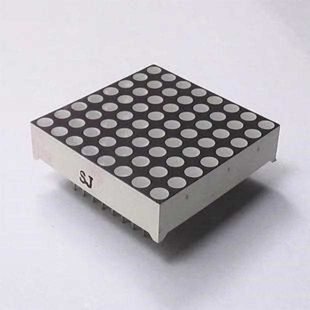 Точечная матрица Glyduino 8*8 1 9 мм 20*20 выделенный красный общий анод 16 контактный