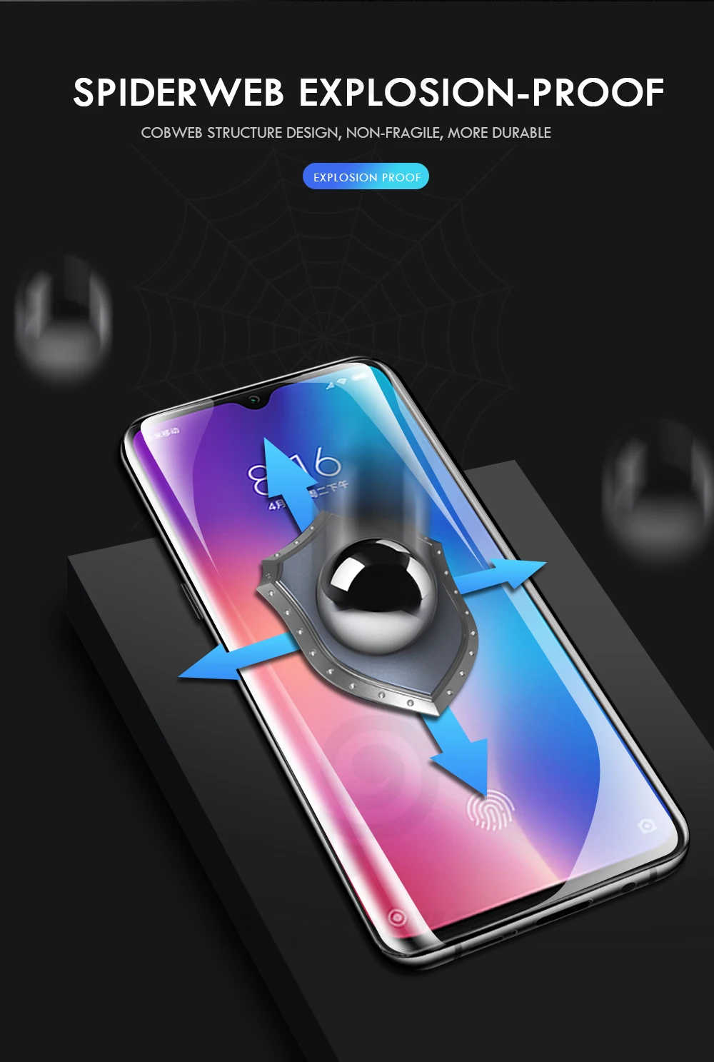 0,1 мм гелевая Защитная пленка для Xiaomi Mi 9 9 SE Глянцевая 3D A3 Защита экрана для Xiaomi Mi 9 6 8 Lite задняя Гидрогелевая пленка