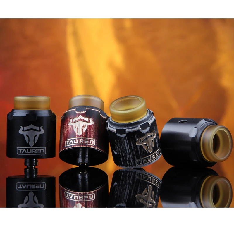Новинка атомайзер THC Tauren RDA Tank ThunderHead Creation вейп с золотым покрытием 510 и BF pin для