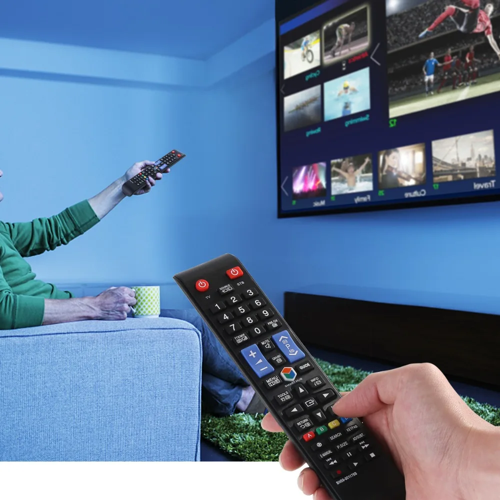 SOONHUA портативный клавиатура ТВ пульт дистанционного управления для samsung Smart tv BN5901178B UA55H6300AW UA60H6300AW UE32H5500 UE40H5570 UE55H620