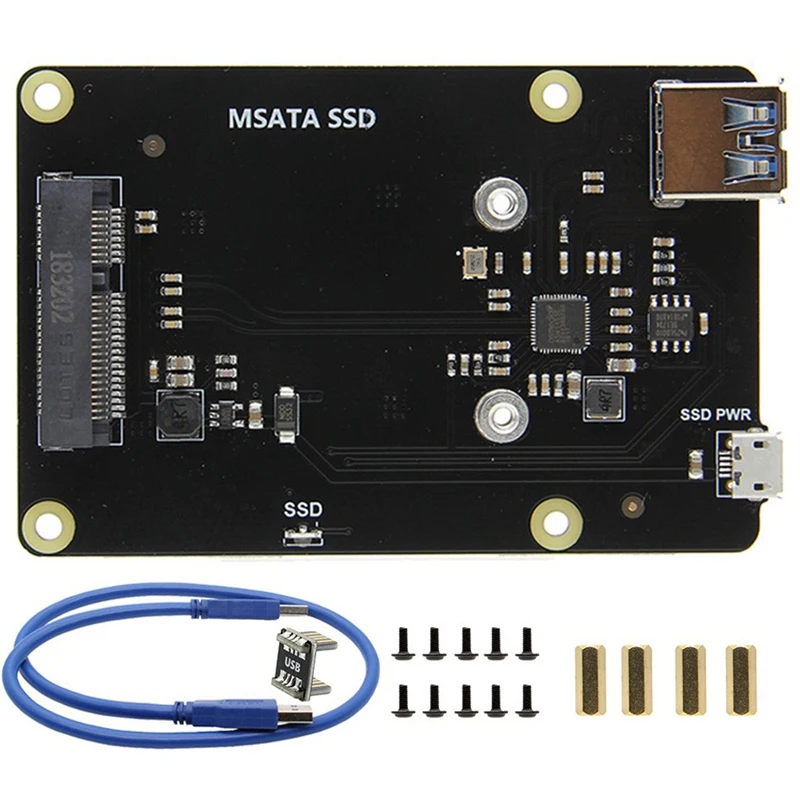 Raspberry Pi 3 Model B + (Plus)/3B Msata Ssd Плата расширения X850 V3.0 Usb 0 плата Модуль для | Компьютеры и