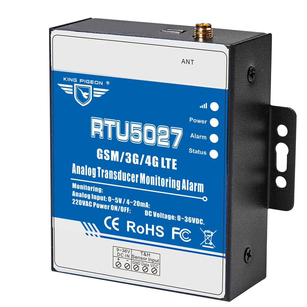 RTU5027 GSM 3G 4G LTE Wireless IOT Modbus Gateway Analog Transducer Power Status Monitoring Alarm Controller | Безопасность и