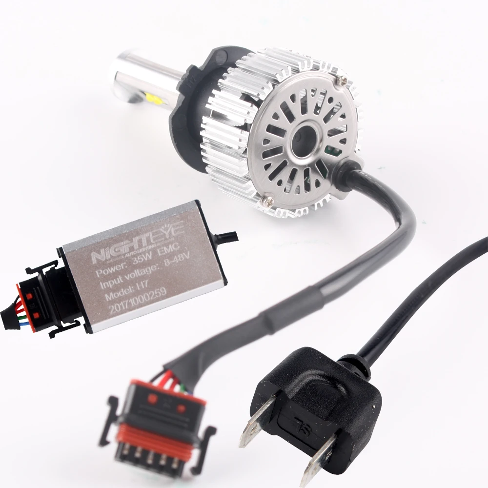 NIGHTEYE 2 шт. светодиодный чипы H7 наборы светодиодных фар авто Стайлинг головного