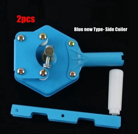 Blue Type- Side 2pcs Ручное устройство для намотки пленки сельскохозяйственная теплица боковая Верхняя пленка намоточная машина ручная встряхивание Расширенная цепь растение сохраняет тепло - Цвет: Blue Type- Side 2pcs