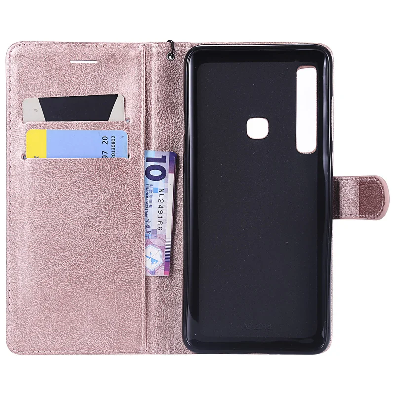 Кожаный чехол бумажник с откидной крышкой для samsung A10 A20 A30 A40 A50 A70 A80 A90 Galaxy A50S A30S A10S
