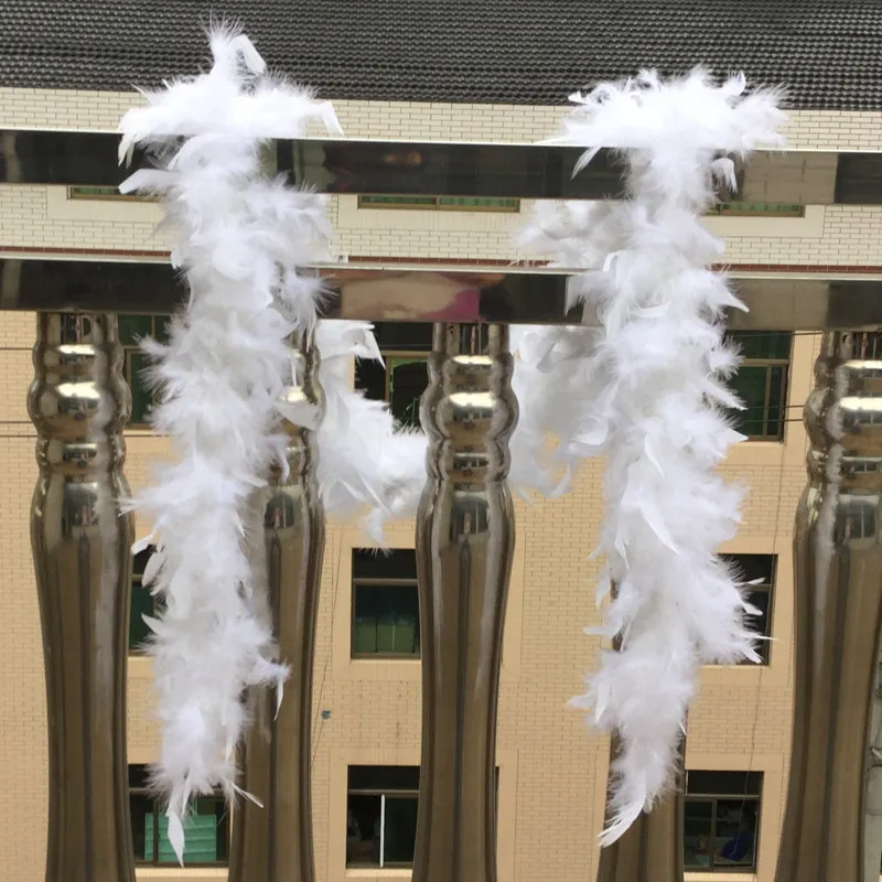 1 шт./2 размера/38 80 г Рождественский декоративный белый шарф Marabou Featherboa Plume одежда