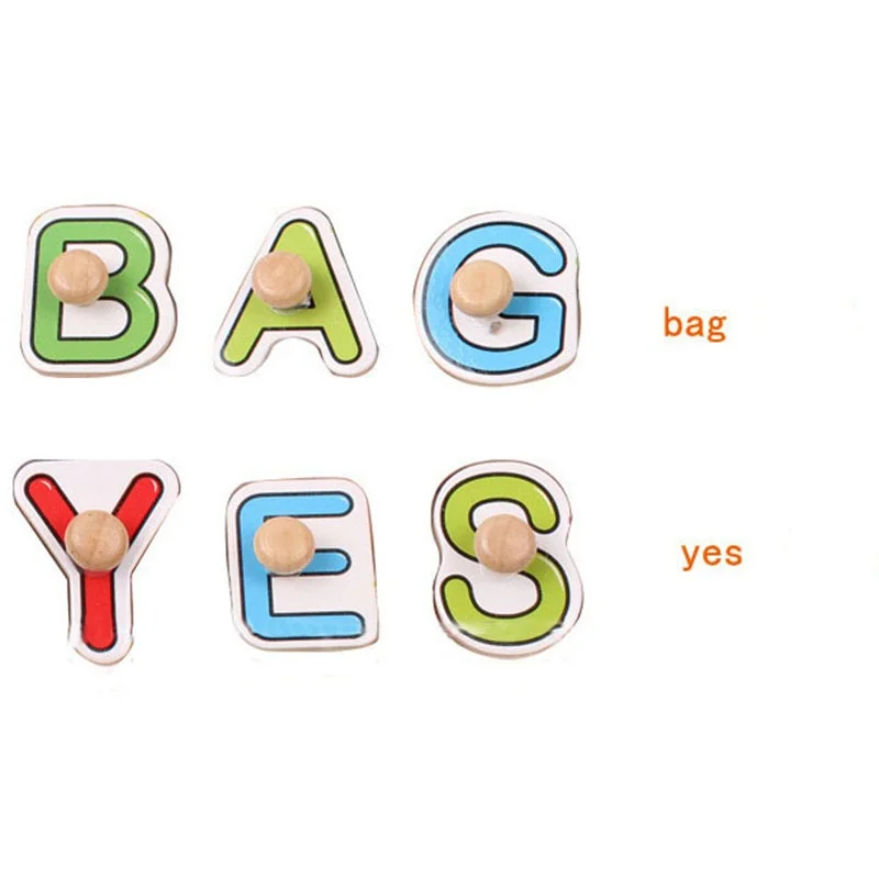 Деревянные развивающие Пазлы Монтессори для развития интеллекта игрушки детей