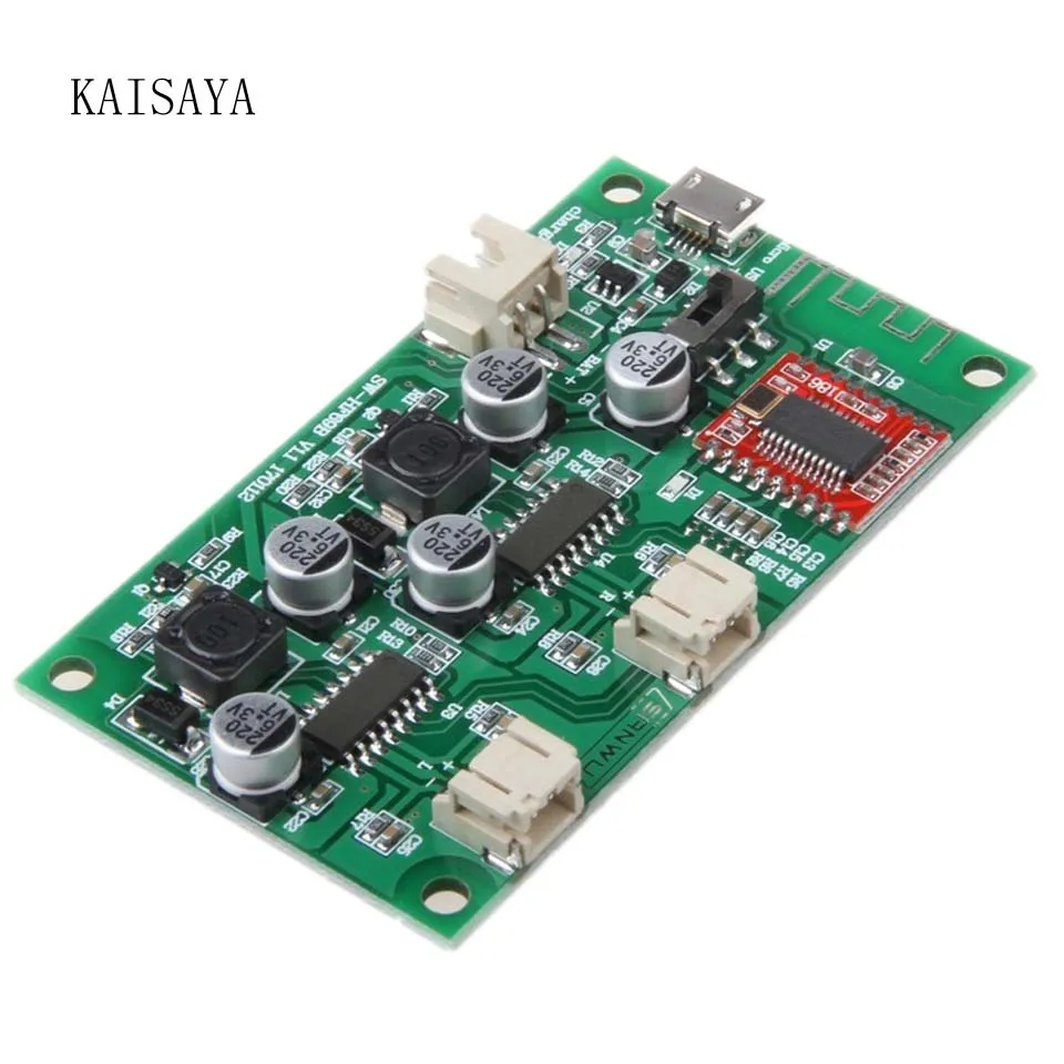 2x6 Вт DC 5 в 3,7 в динамик Модифицированная стерео Bluetooth Плата усилителя может подключаться литиевая батарея с A8-020 управления зарядкой