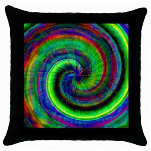 Hot Tie-Dye Psychedelic Design Throw Pillow Case Hippy Pattern Cushion Cover Cool Decorative Cases Decor 18&quot | Дом и сад