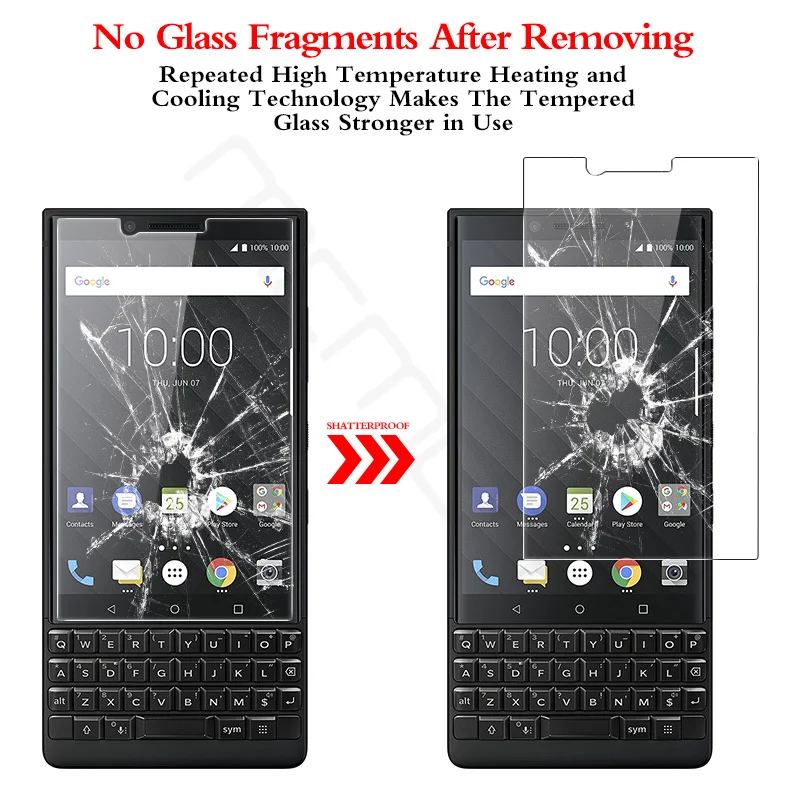 Для BlackBerry Key2 закаленное стекло 9 H 2.5D Премиум Защитная пленка для экрана для BlackBerry KEYtwo Key 2 Two Athena 4,5"