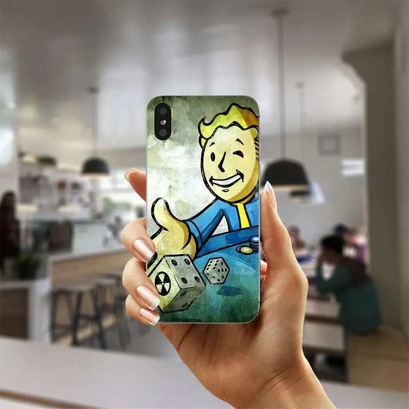 Fallout Vegas Pip Phonecases волт бой мягкие силиконовые чехлы из ТПУ для мобильных телефонов