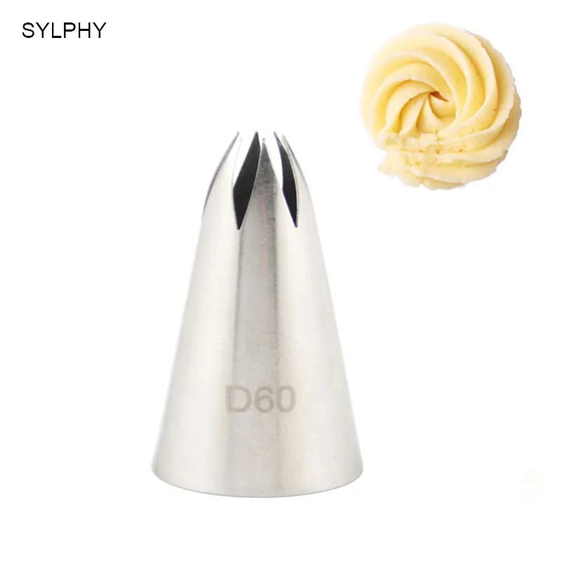 SYLPHY # D60 насадка для кондитерских изделий из нержавеющей стали обледенения