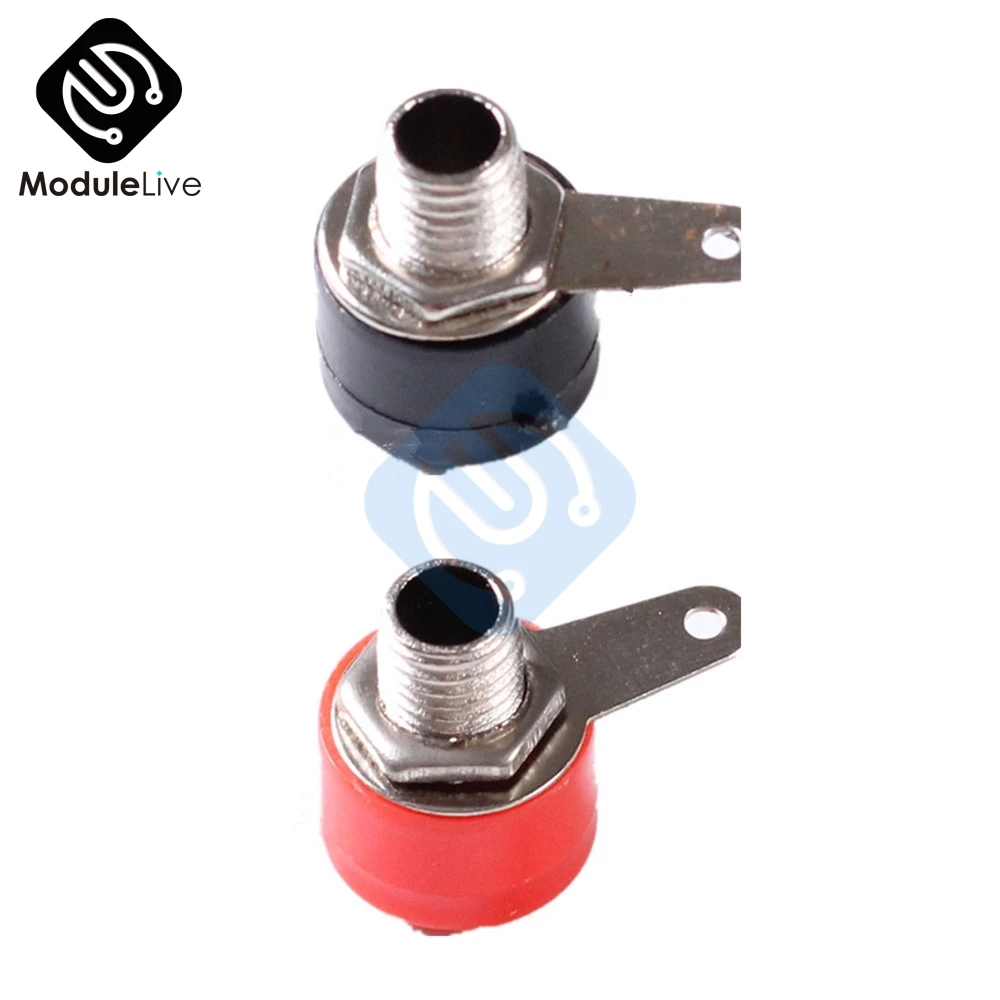 10 шт. 5 пар усилитель типа банан 4 мм красный и черный цвета клеммные колодки с