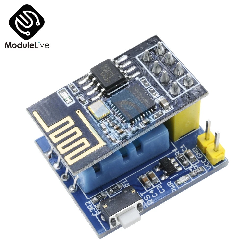 Wi Fi ESP8266 ESP 01 01S DHT11 Температура влажности Сенсор метр модуль Беспроводной