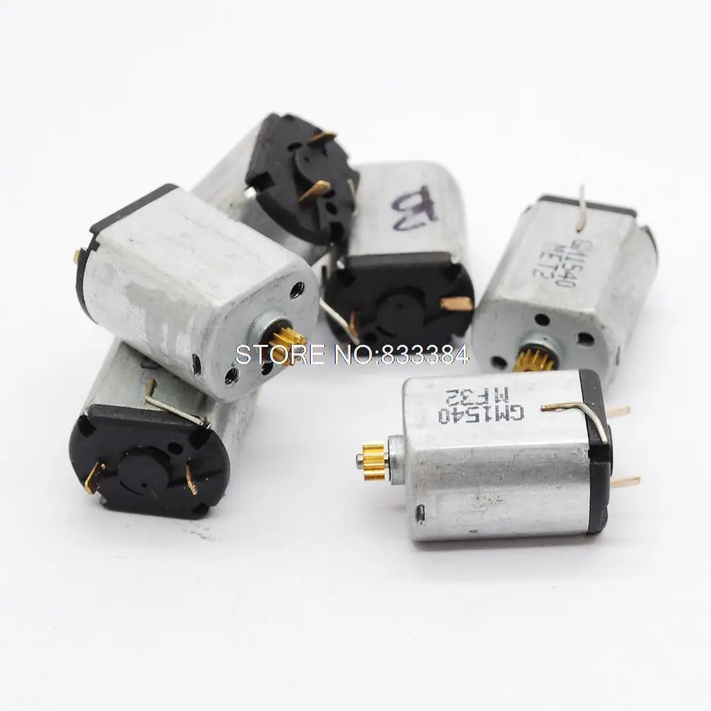 5PCS micro DC motor 4.5V 130mA 16000RPM with copper gear | Обустройство дома