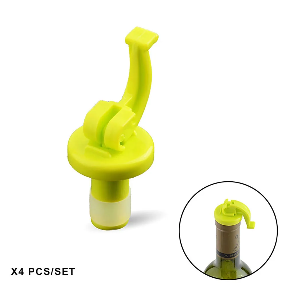 Многоразовая Герметичная Бутылка небольшого размера колпачок силикагель винное пиво герметичная банка пробка для напитков 2 шт вилка