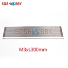 M3 * L300 мм нажимной стержень из нержавеющей стали с двойными зубцами для сервоприводов, М3 шариковое соединение