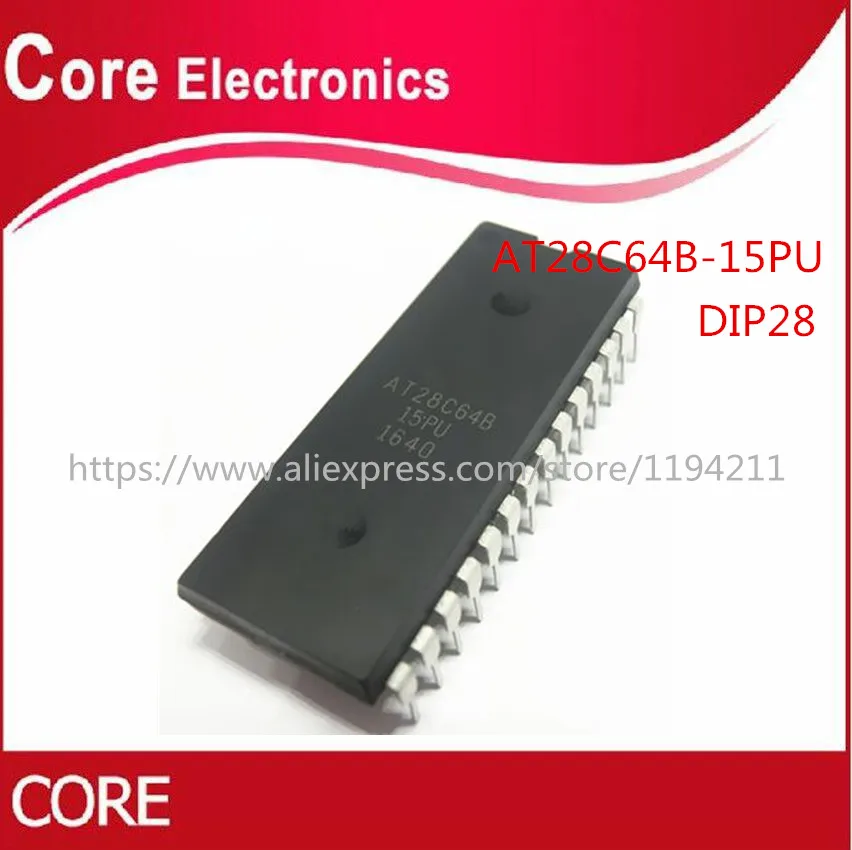10 шт AT28C64B AT28C64 28C64 AT28C64B-15PU DIP новый | Электронные компоненты и принадлежности