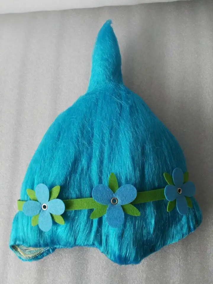 Детский парик тролля Поппи карнавальный костюм на Хэллоуин товары для вечеринок