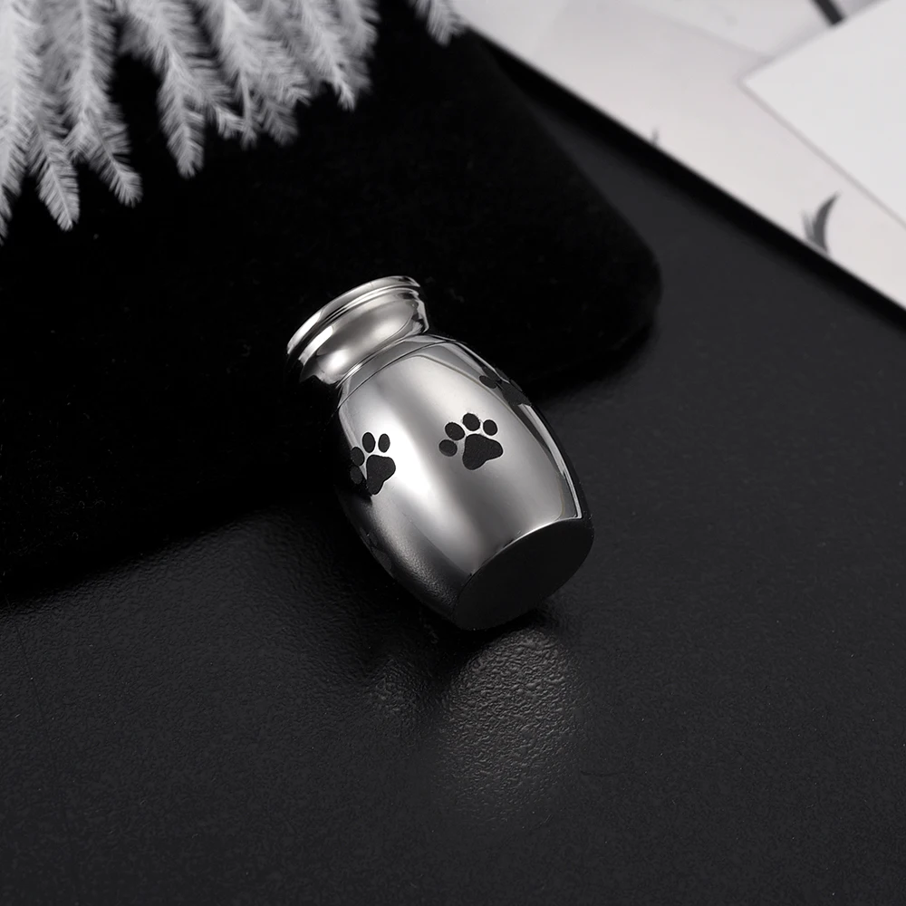 KLH0019 карта памяти для домашних животных из нержавеющей стали кошка мини урна