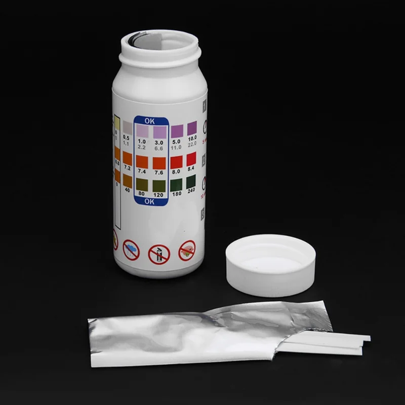 Набор для определения PH хлора 6 в 1 тест полоска воды бассейне на твердость набор