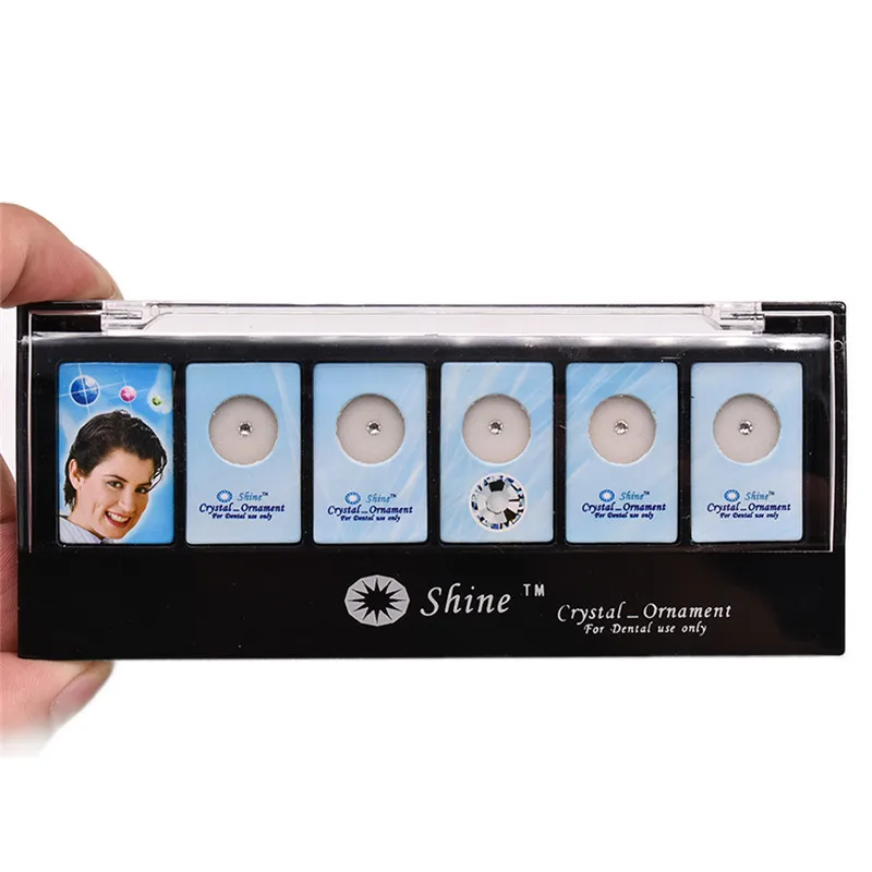 

5 pcs/Box Dental Crystal Tooth Stones Tooth Crystal Diamond Teeth Decoration Jewelry Teeth Whitening Product Tooth Ornament