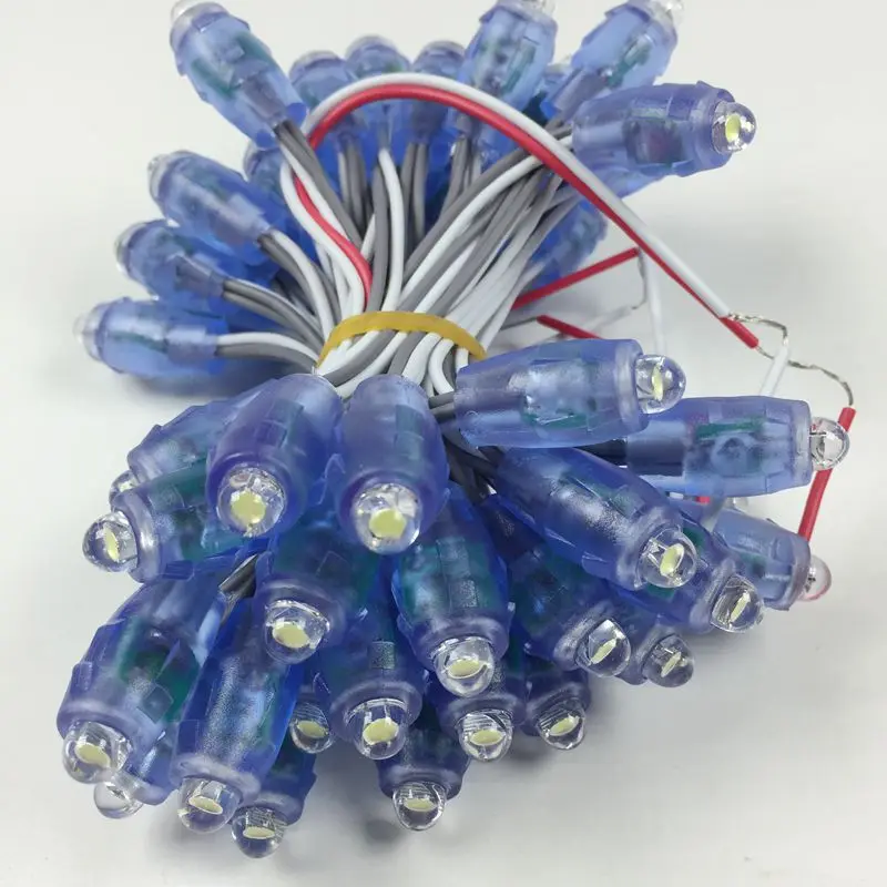 12 мм одноцветные пиксельные модули DC5V IP67 водонепроницаемые светодиодные