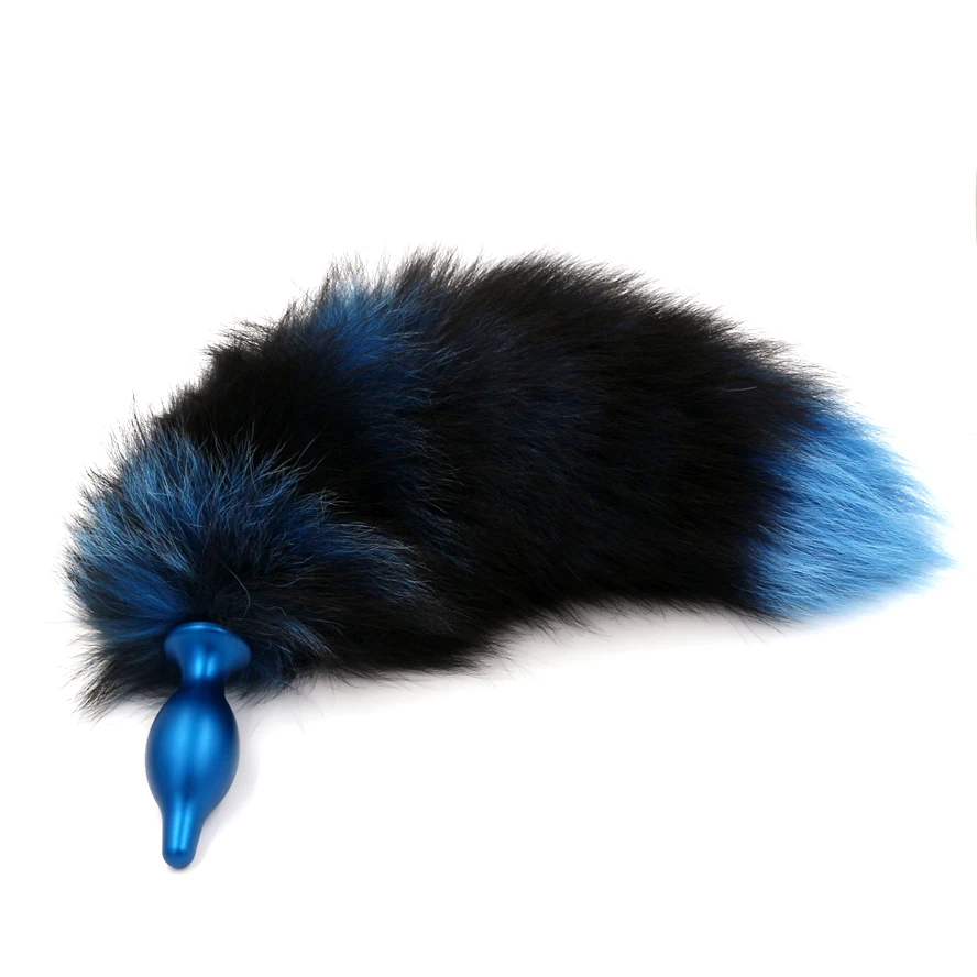 Новинка Анальная пробка лисички хвосты с металлической секс игрушки эротические