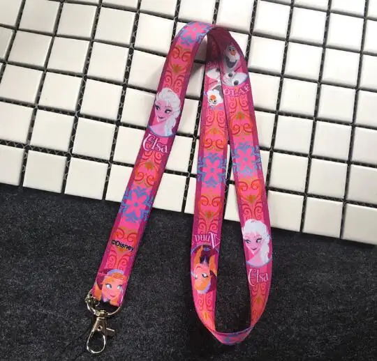 Free Shipping 1Pcs princess cartoon Lanyard ID Badge Holders Mobile Neck Keychains For Party Gifts QW-244 | Украшения и