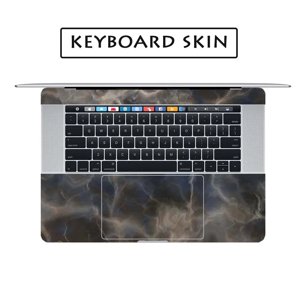 Водостойкая мраморная наклейка для ноутбука Macbook стикер Pro Air Retina 11 12 13 15 дюймов