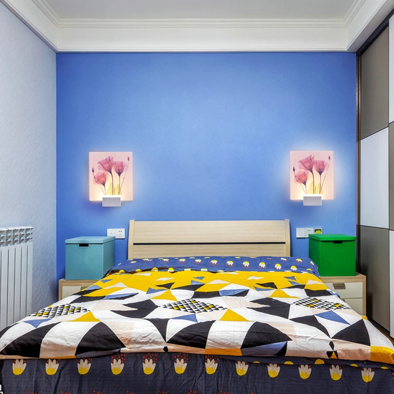 Креативный детский настенный светильник принцессы Свадебный акриловый для