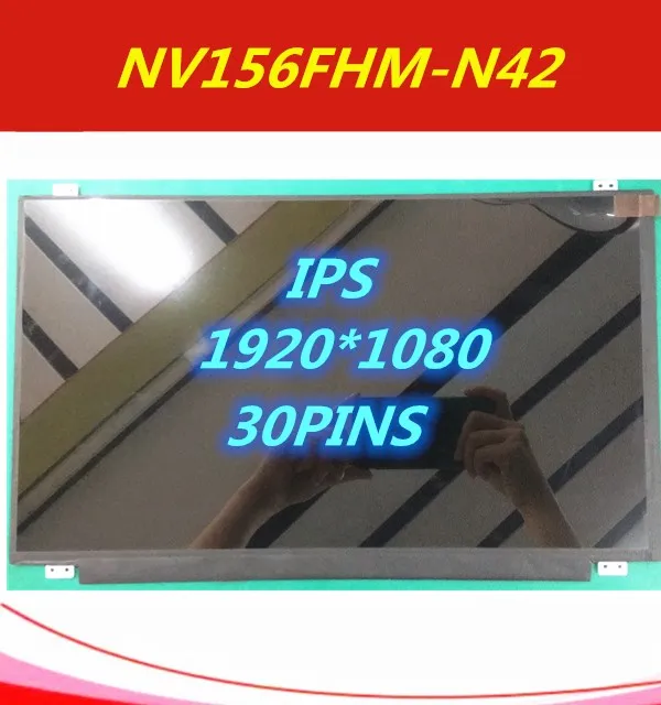Для BOE NV156FHM-N42 V8.0 V8.1 NV156FHM N42 светодиодный экран ЖК-матрица для ноутбука 15," 30Pin FHD 1920X1080 матовый ips экран