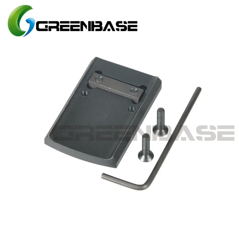Greenbase RMR базовое Крепление подходит RMR Red Dot Sight для реального огня калибр подходит для Glock 17 19 22 пистолета Замена пластины адаптера