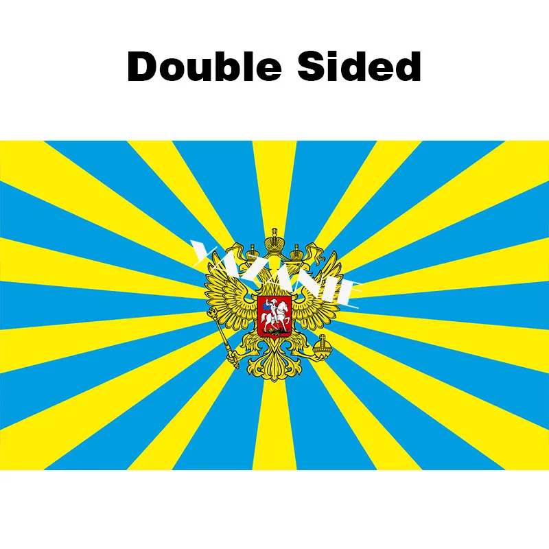 Double Sided YAZANIE любой размер Двухсторонний Флаг ВВС России и советских военно-воздушных сил, военные флаги и баннеры для Дня Победы - Цвет: Double Sided