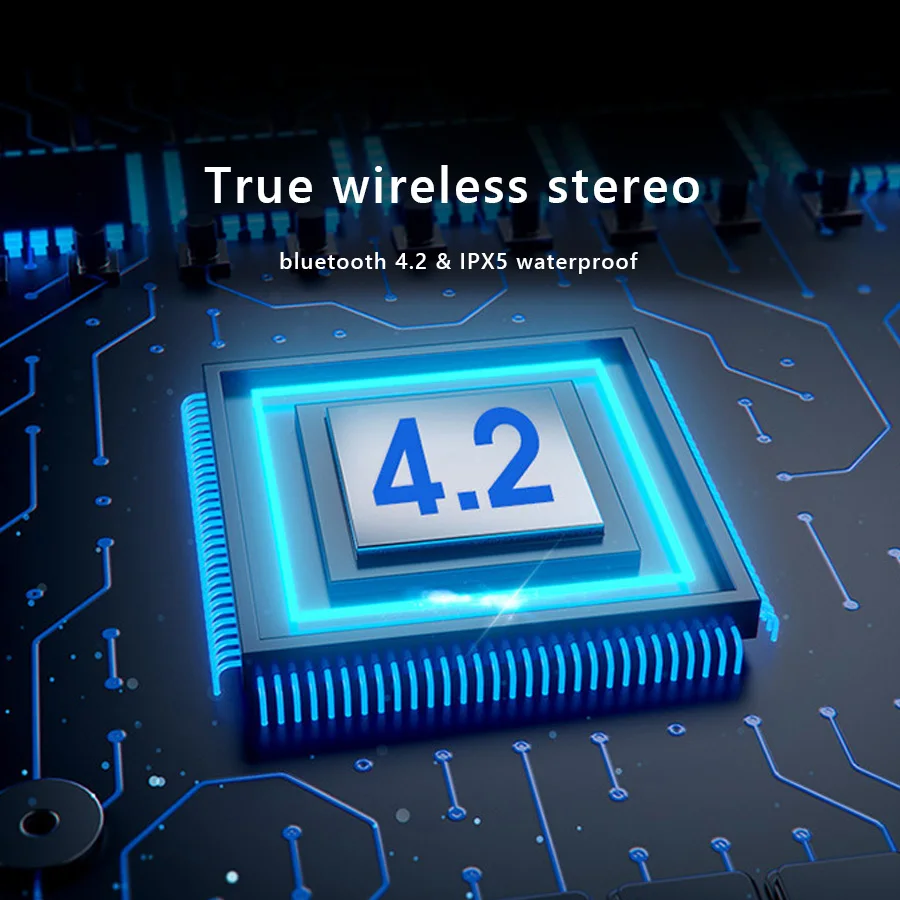 CBAOOO TWS Bluetooth наушники 5,0 мини L18 Беспроводные наушники с сенсорным управлением спортивные наушники стерео беспроводные наушники с зарядным устройством