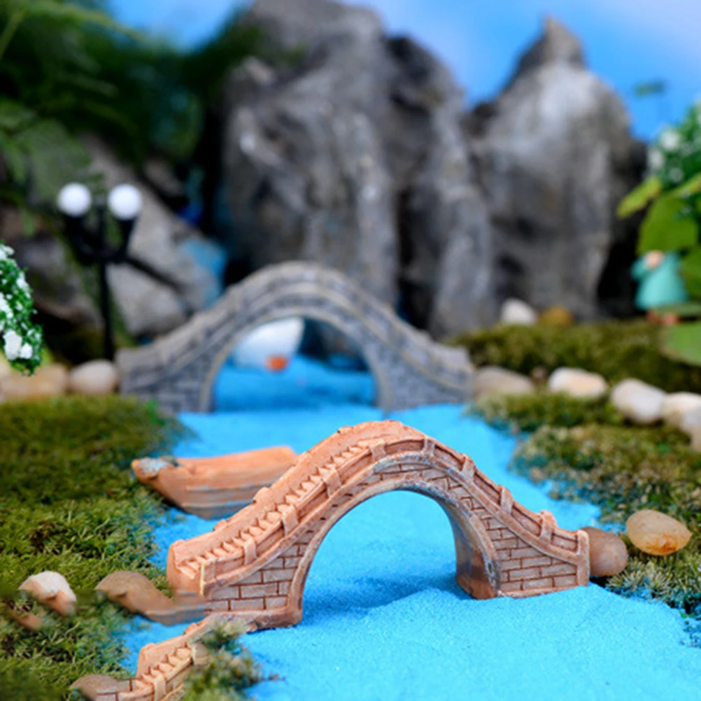 1 шт. миниатюрный Волшебный мини мост сад Террариум инструмент для декора садовые