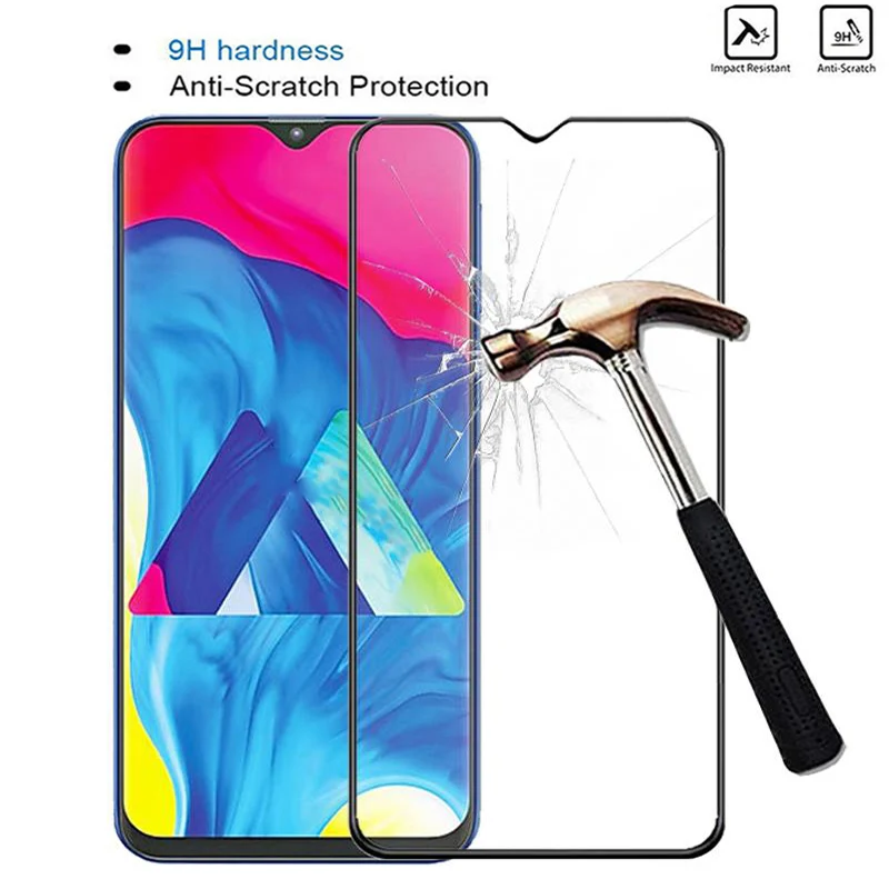 Защитное стекло для Samsung Galaxy A70 чехол с полным покрытием A30 A40 A50 2019 закаленное Sumsung