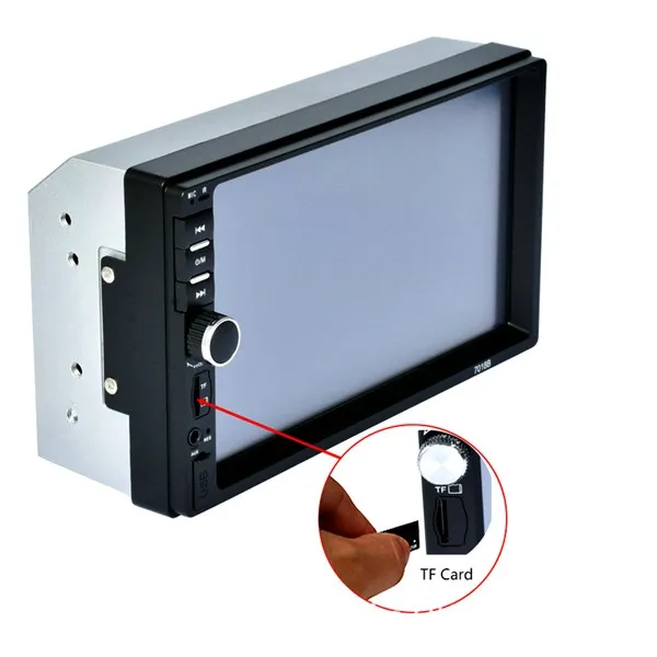 " 2 Din сенсорный экран автомобиля MP5 плеер Bluetooth Стерео FM радио USB/TF AUX In